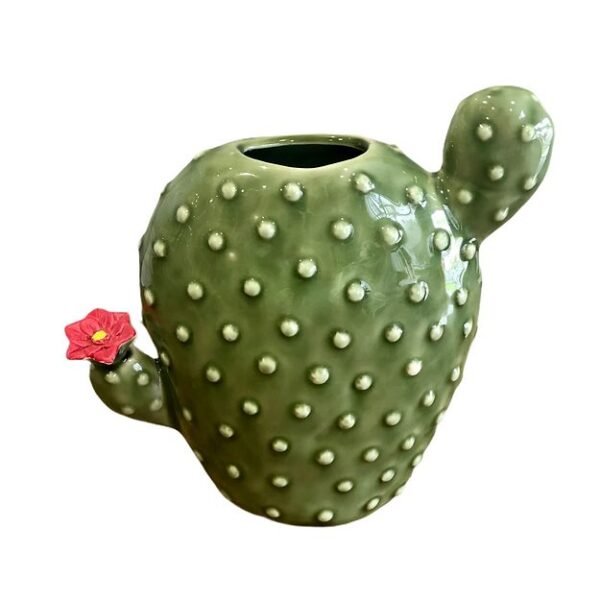 Vaso - Verde - Cacto - Flor