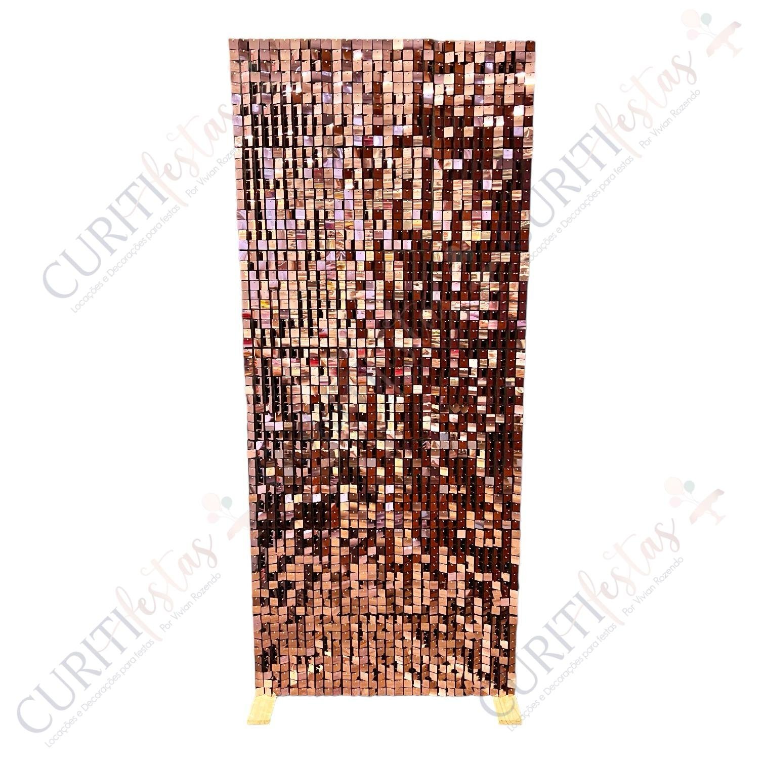 Locação de Painel Shimmer Rosê Gold para Festas | Curitifestas
