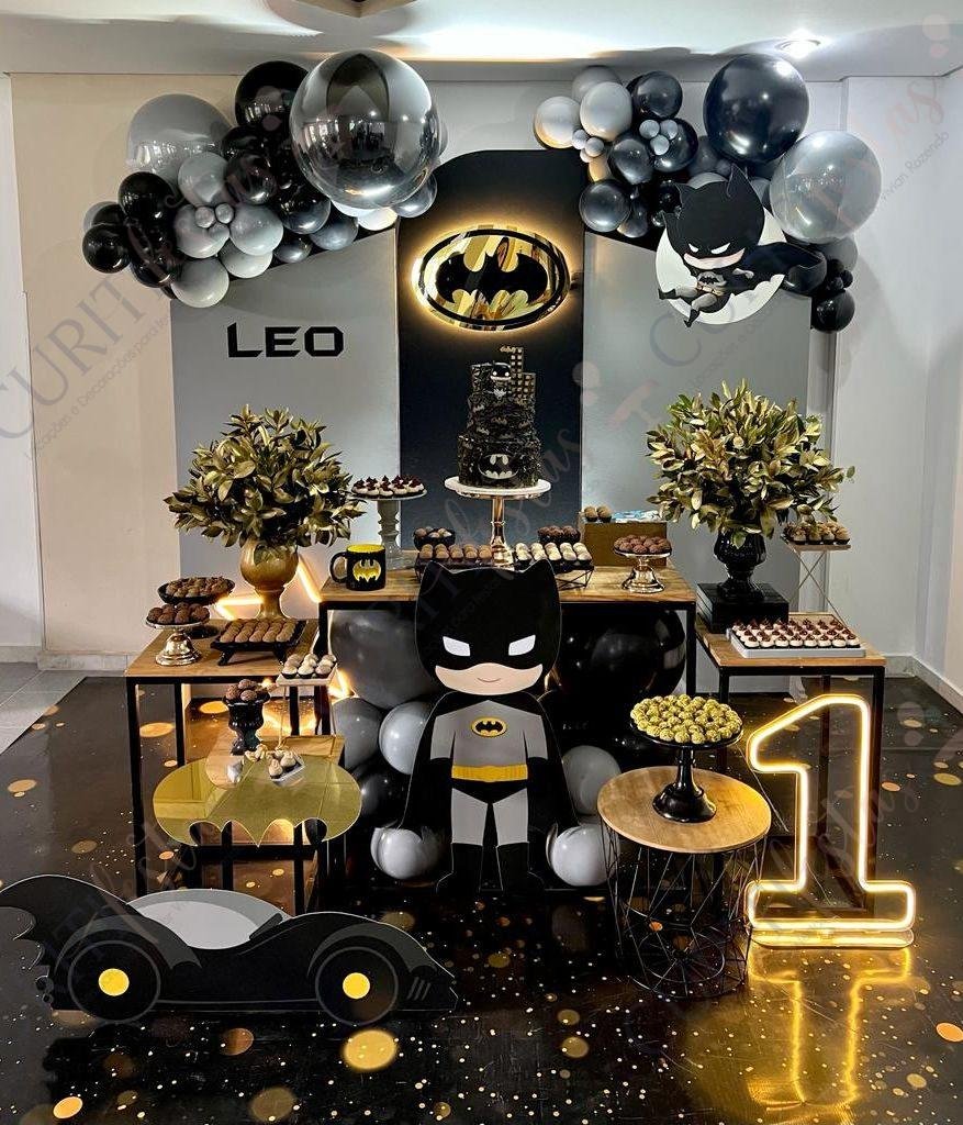 Decoração de Festa Infantil do tema Batman em Curitiba