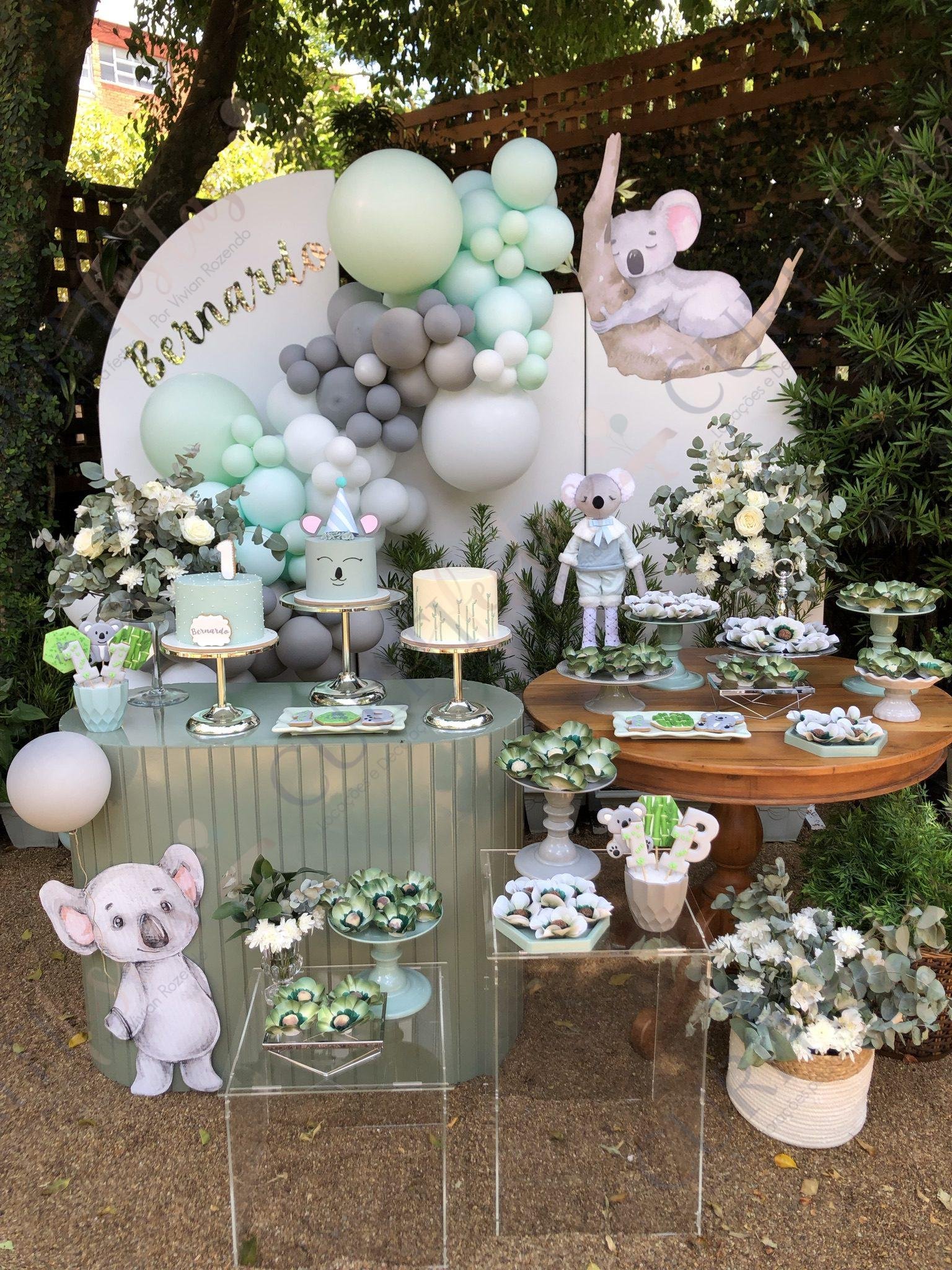 Decoração de Festa Infantil do Tema Coala em Curitiba