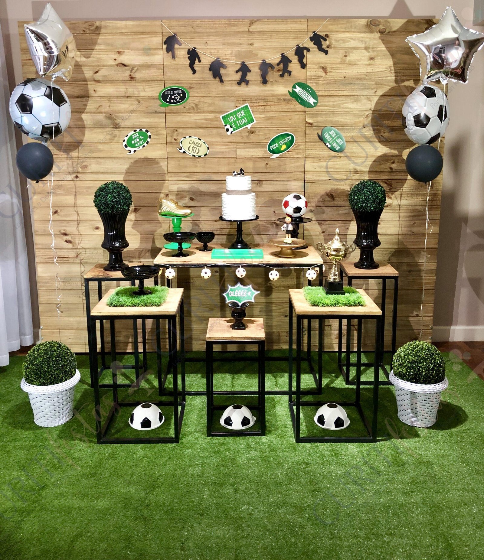 Decoração de Festa Infantil do Tema Futebol em Curitiba