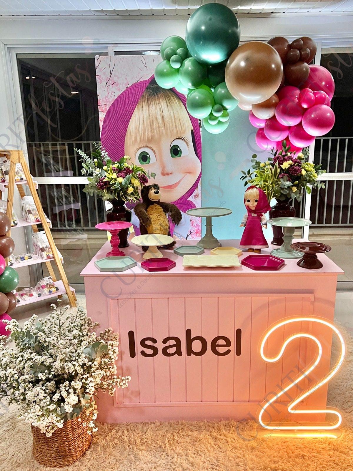 Decoração de Festa Infantil do Tema Masha e o Urso em Curitiba