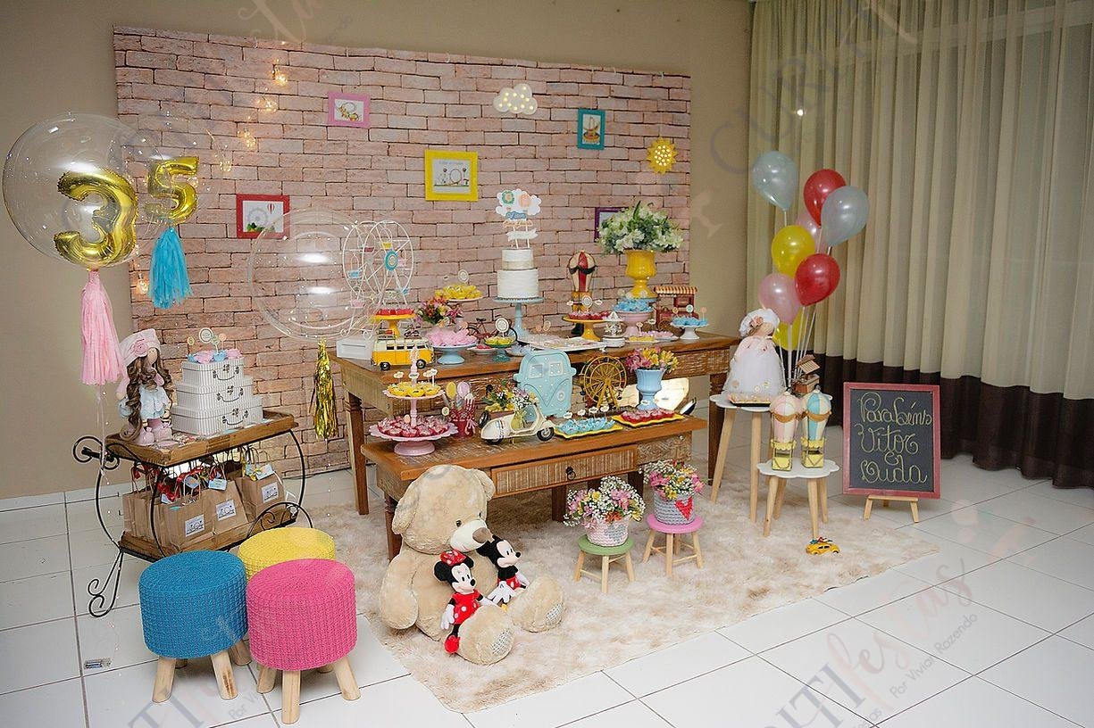 Decoração de Festa Infantil do Tema Parque de Diversões em Curitiba