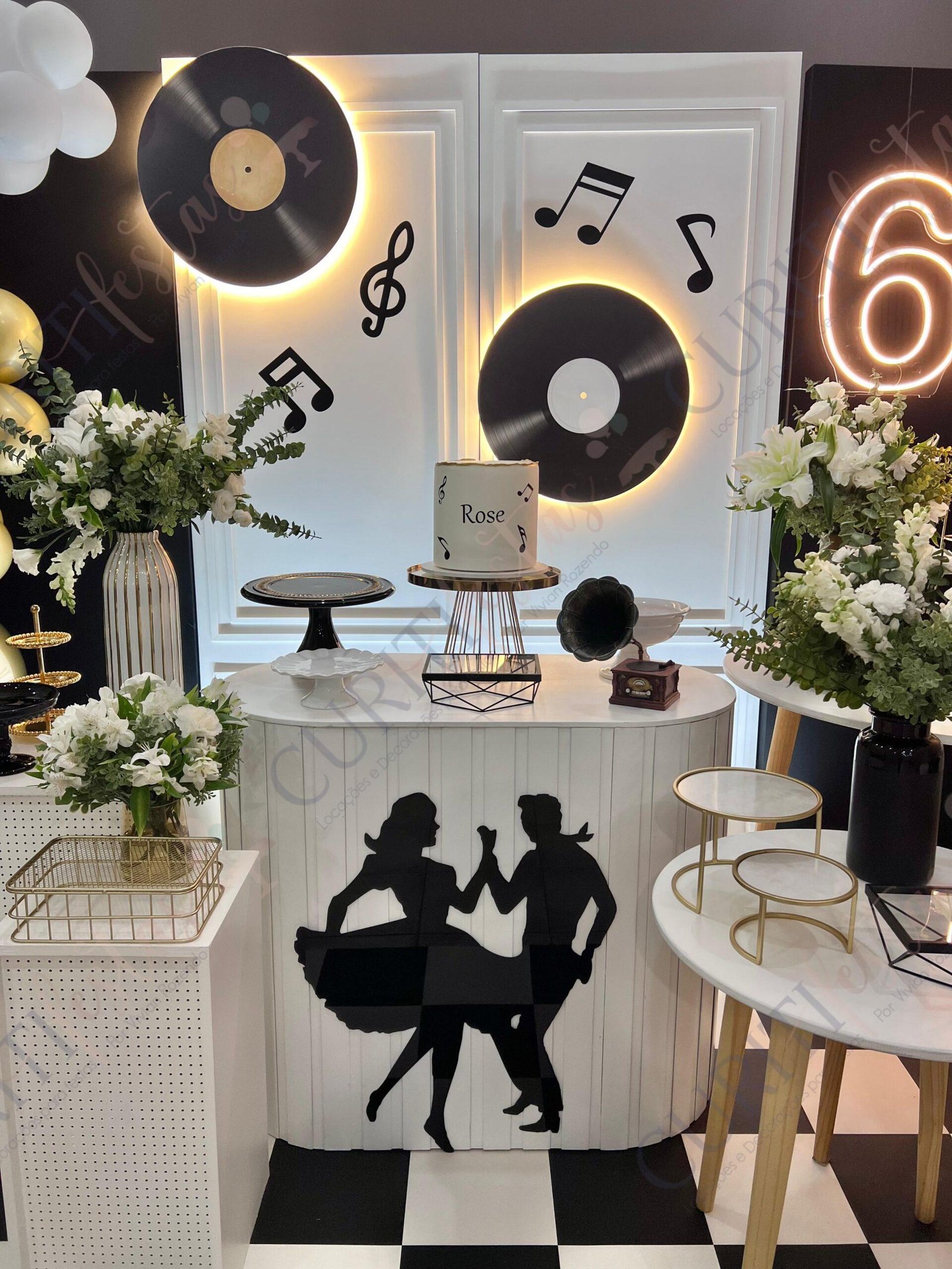 Decoração de Festa - Tema Anos 60 | Curitifestas