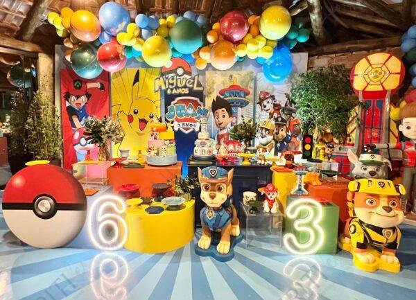 Decoração de Festa Infantil do Tema Patrulha Canina em Curitiba