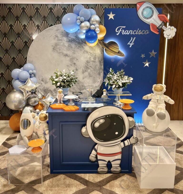 Decoração de Festa Tema Astronauta para Locação - Curitifestas